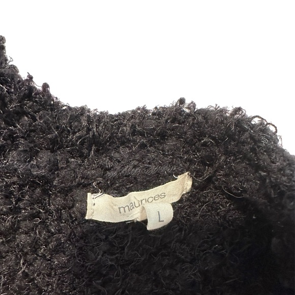 Fuzzy Open Front Cardigan - Picture 5 of 6